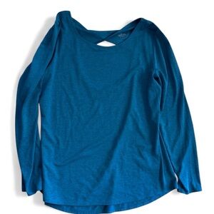 Athleta Teal Long Sleeve Women's Top